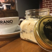 Photo taken at Grano Coffee &amp;amp; Sandwiches by Belde K. on 3/29/2016