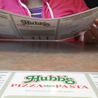 Снимок сделан в Hubb&amp;#39;s Pizza &amp;amp; Pasta пользователем Dougie G. 8/19/2013