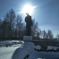 Photo taken at Мемориал &amp;quot;Скорбящая&amp;quot; by Kirill K. on 3/16/2019