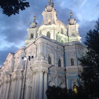 Photo taken at Smolny Cathedral by Serg F. on 6/26/2015