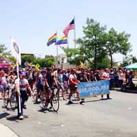 Photo taken at LA Pride Parade by ✨Mikhai T. on 6/8/2014