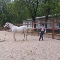 Photo taken at Конный клуб &quot;Lucky Horse&quot; by Victoria F. on 5/6/2013