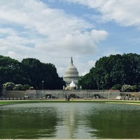 Photo taken at Senate Reflecting Pool by Melissa C. on 8/5/2017