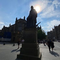 Photo taken at Adam Smith Statue by Priscila M. on 6/19/2021