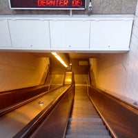 Photo taken at Métro Baille [M1] by Simo T. on 6/19/2014