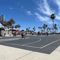 Photo taken at Venice Beach Basketball Courts by Adam P. on 5/15/2022