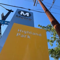 Photo taken at Metro Rail - Highland Park Station (A) by Adam P. on 4/13/2022