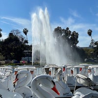 Photo taken at Echo Park Boathouse by Adam P. on 3/19/2021