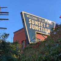 Photo taken at Sunset Junction by Adam P. on 1/3/2019