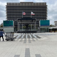 Photo taken at Music Center Plaza by Adam P. on 6/4/2022