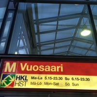 Photo taken at Metro Vuosaari by Esa R. on 12/12/2016
