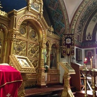 Photo taken at Russisch-orthodoxe Heilige Konstantin und Helena Kirche &amp;amp; Friedhof by Maik L. on 5/1/2014