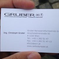 Photo taken at Gruber Karrosseriefachbetrieb by Iskandar S I. on 10/31/2012