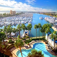 Photo taken at Sheraton San Diego Hotel &amp;amp; Marina by Benji G. on 8/12/2014