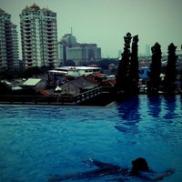 Photo taken at Swimming pool marbella apartment kemang residence by vivi s. on 11/16/2012