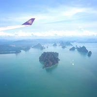Photo taken at Thai Airways Flight TG 205 by AorPG R. on 5/7/2016