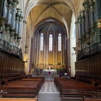 Photo taken at Cathédrale Saint-Sauveur by duygu t. on 3/22/2024