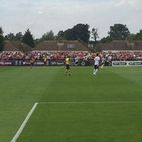 Photo taken at Borehamwood Football Club by Gordon C. on 7/19/2014