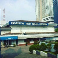 Photo taken at Universitas Satya Negara Indonesia by Rihin R. on 3/31/2016