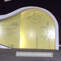 Photo taken at Teatro Popular Oscar Niemeyer by Andre S. on 6/28/2019