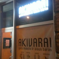 Photo taken at Akivarai (Restoranas ir Pub&amp;#39;as) by Jaro Š. on 11/13/2012