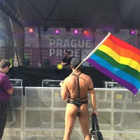 Photo taken at Prague Pride by Adam F. on 8/13/2016
