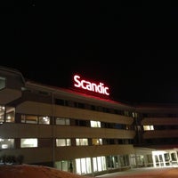Photo taken at Scandic Tromsø by Anastasia on 2/1/2013