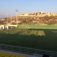 Photo taken at Avchala Rugby Stadium by Mike on 11/9/2014