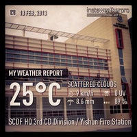 Photo taken at SCDF HQ 3rd CD Division / Yishun Fire Station by Yunz on 2/12/2013