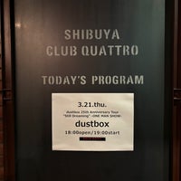 Photo taken at Shibuya CLUB QUATTRO by いち on 3/21/2024