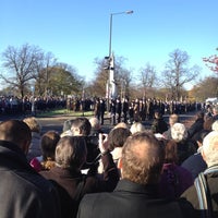 Photo taken at Wimbledon War Memorial by Susie R. on 11/11/2012