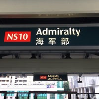 Photo taken at Admiralty MRT Station (NS10) by panichag on 11/23/2016