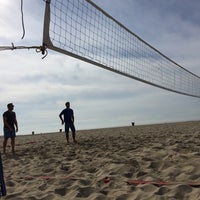 Photo taken at Ocean Park Beach Volleyball by Chum W. on 1/3/2016