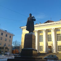 Photo taken at Памятник В.И. Ленину by Konstantin V. on 2/12/2013