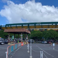 Photo taken at Aloha Stadium by Guy D. on 2/6/2022