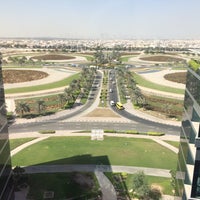 Photo taken at Dubai Silicon Oasis HQ by Abhishek T. on 10/26/2017