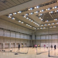 Photo taken at Tokyo Metropolitan Gymnasium Futsal Court by Kohei M. on 3/19/2018