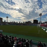 Photo taken at Ajinomoto Field Nishigaoka by Kohei M. on 11/23/2023