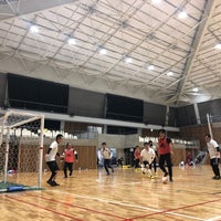 Photo taken at 目黒区中央体育館 by Kohei M. on 1/8/2022