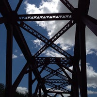 Photo taken at Monon Trail Bridge by Dee A. on 5/13/2013