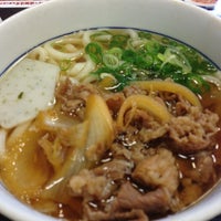 Photo taken at なか卯 飯田橋西口店 by takeponchi on 10/7/2012