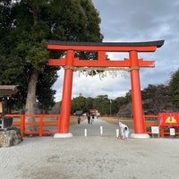 Photo taken at Kamigamo-Jinja Shrine by takeponchi on 2/18/2024