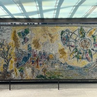Photo taken at Chagall Mosaic, &amp;quot;The Four Seasons&amp;quot; by Matt M. on 10/10/2022