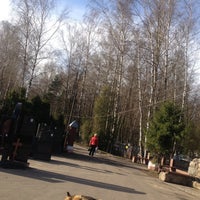 Photo taken at Востряковское кладбище by Kseniya 🐱 П. on 5/1/2013