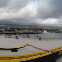 Photo taken at King Kam Kona Beach Hotel Luau Grounds by Marina on 4/22/2013