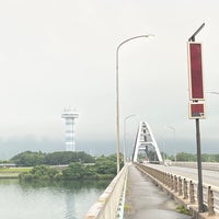Photo taken at 立田大橋 by sakaneya on 7/7/2023