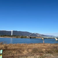 Photo taken at 立田大橋 by sakaneya on 2/10/2024