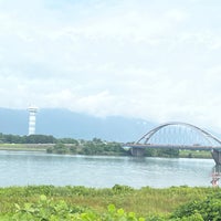 Photo taken at 立田大橋 by sakaneya on 7/14/2023