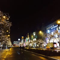 Photo taken at Wenceslas Square by Aliss K. on 12/9/2015