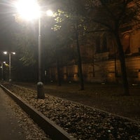 Photo taken at Park na náměstí 14. října by Aliss K. on 10/22/2017